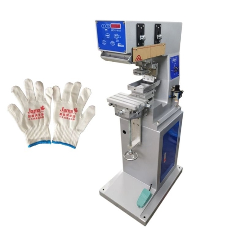 Impresora de almohadilla de 1 color para máquina de impresión de logotipos de guantes