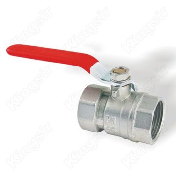 Brass Ball Valve for Plumbing Nickel Plated