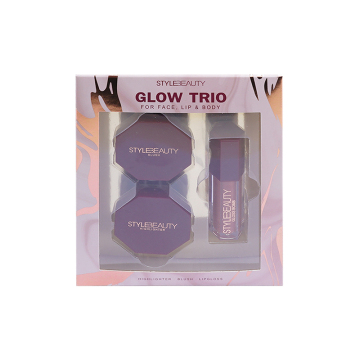 GLOW TRIO FACE LIP & BODY SET