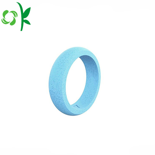 Anéis de casamento Hot-sales do anel bonito da cor da mistura do silicone