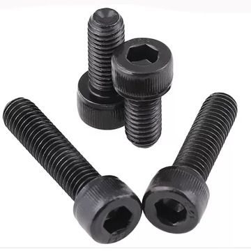 DIN912 Hexagon Socket Cap Screw dengan black oxide