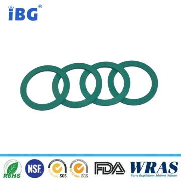 Molded Green Silicone Ring