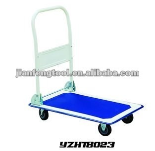 150kgs 4 wheels steel foldable hand trolley