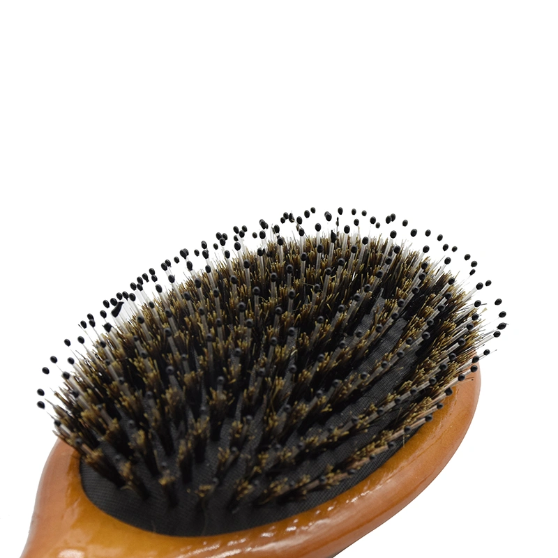 New Style Wood Colour Massage Paddle Detangling Hair Brush