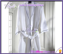 hotel ladies bathrobes, waffle ladies bath robes, cheap spa robes in waffle, white robes