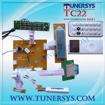 TC22 AM radio pcb circuit board usb sd for iAPPLE