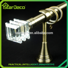 A0202 Decorative crystal finial curtain rod, crystal end window curtain rod