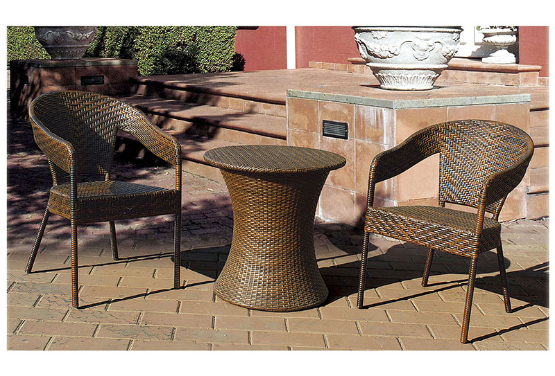 Rattan Furniture Bistro Dining Set for Balcon