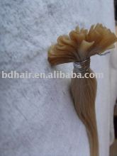100 human natural nail hair extension