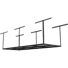 Custom Heavy Duty Steel Garage Storage Rack with 600LBS Weight Capacity: Perfect Ceiling Shelf Solution for Organizing Your Garage