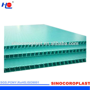 non-corrosive and chemical resistance correx fluted pp sheet/board