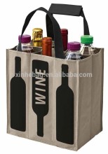 polyester bottle wine bag, polyester bottle bag