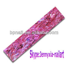 shell strip nail sticker, shell nail art