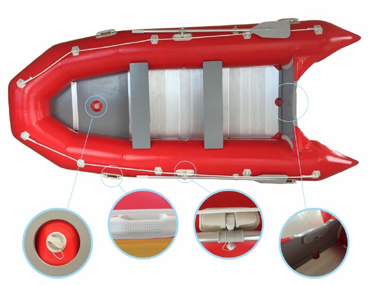 Widely Used Superior Quality Inflatable PVC Material Inflatable Rib Boat