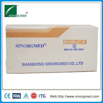 Surgical Absorbable Chromic Catgut Suture Thread with Needle