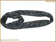 Women Fashion Flower Printed Infinity Scarf