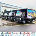 Camión de pantalla de pantalla LED P4 de Isuzu camión de escenario