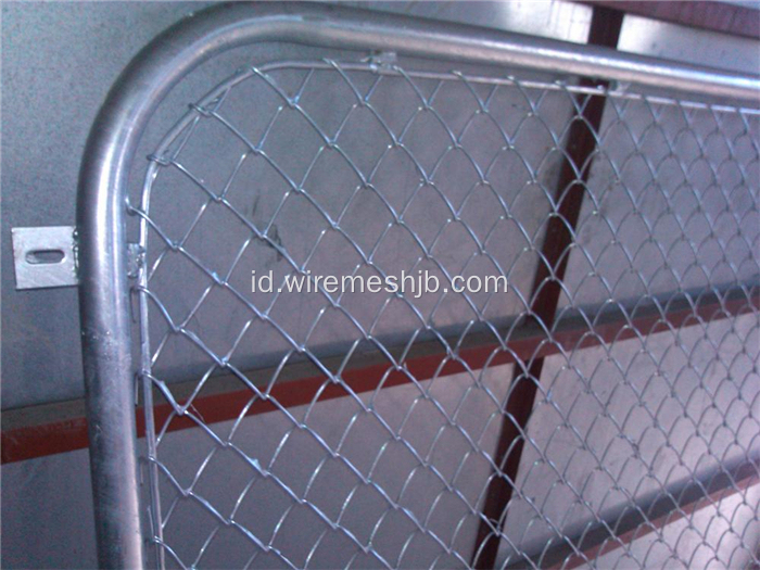 PVC Dilapisi Chain Link Fence Netting