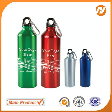 Aluminum sport water bottle sport aluminum bottle aluminum sports bottle with carabiner