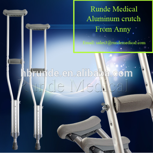 Mobility axillary Aluminum Alloy Crutches for disabled person