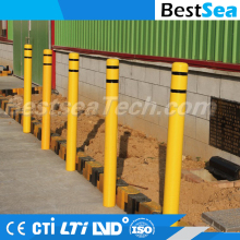 Plastic removable bollard cover