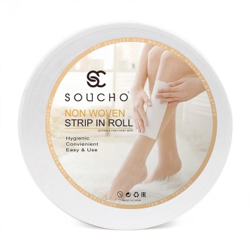 Custom Logo Wax Paper Beauty Roll - 100m Depilation Wax Strips Non-Woven Fabric