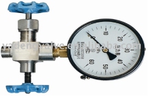 3-way needle valve for manometer,gauge valve,instrument root valve