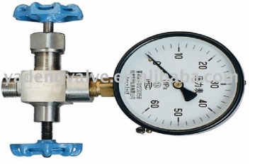 3-way needle valve for manometer,gauge valve,instrument root valve