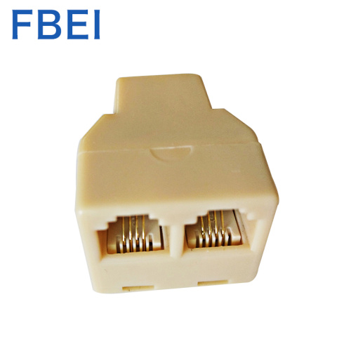 RJ11 6P4C Adapter Telepon