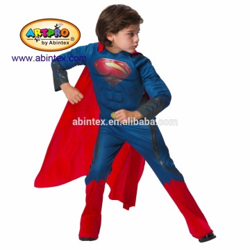 Superman man of steel ( with muscle) Costume(12-213) as party costume for boy with ARTPRO brand