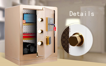 Gold digital safe for home