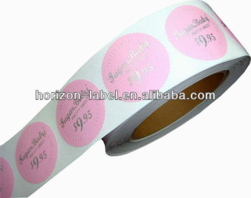 Cosmetics bronzing labels