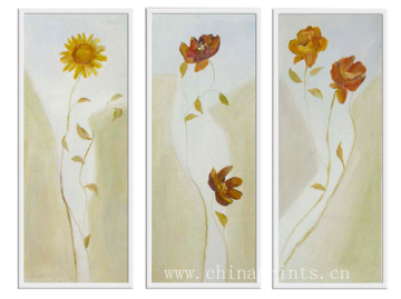 100% Pure Flower Group Oil Paintings