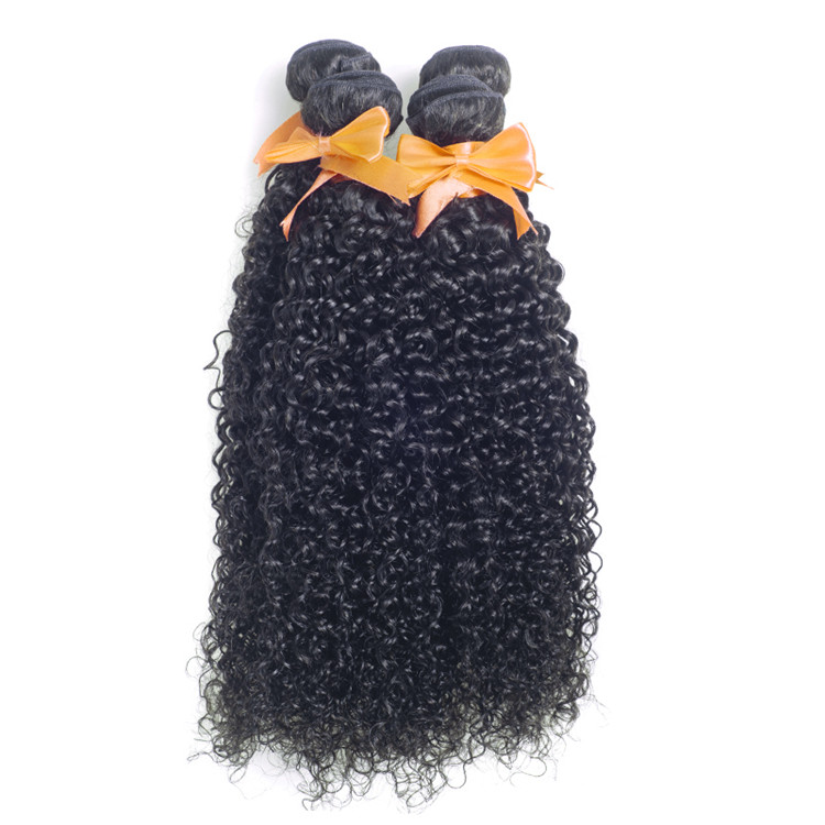 Wholesale Virgin Hair Vendors Grade 8A Raw Malaysian Virgin Curly Hair Bundles Natural Black Human Hair Extention