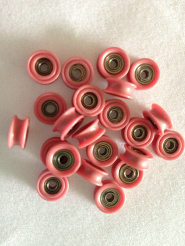 Red Full Ceramic Idler Pulley Guide For Enamel Insulated Wire Nt001-2