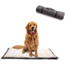 Portable Super Soft Outdoor Dog Bed for Large Dogs with Carry Handles