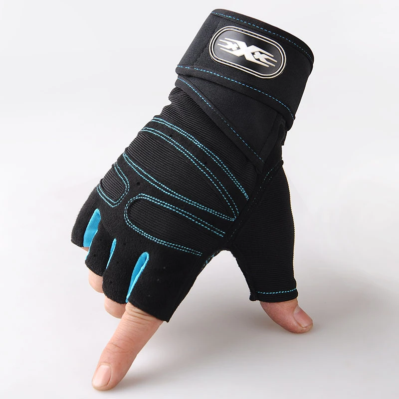 Unisex Bike Sports Gloves Breathable Half Finger Gloves