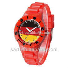 fashion colorful unisex plastic watch cheap plastic promotion watch custom