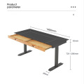 Bureau d'ordinateur réglable de taille électrique moderne