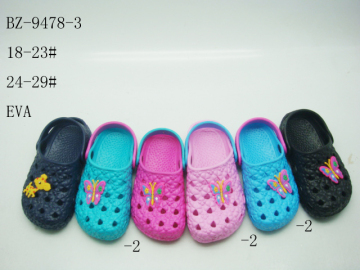 BZ-9478-3 EVA clog shoes kid EVA clog close shoes wholesale