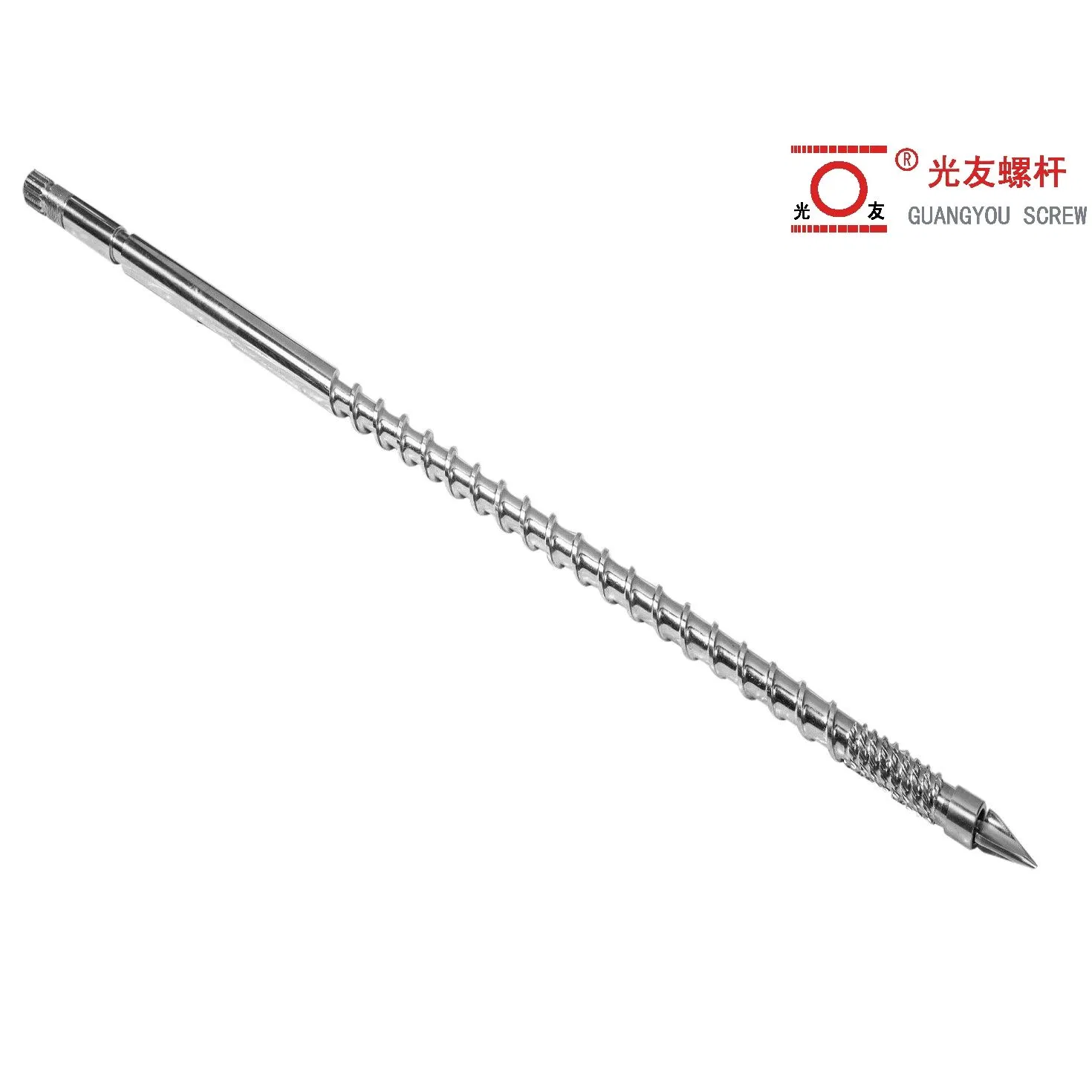 Bimetallic solong tornilyo bariles para sa plastic extruder