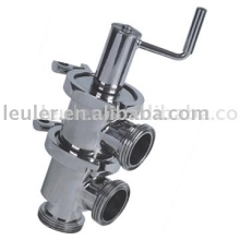Sanitary Grade Manual Cut-Off and Reversal Valve