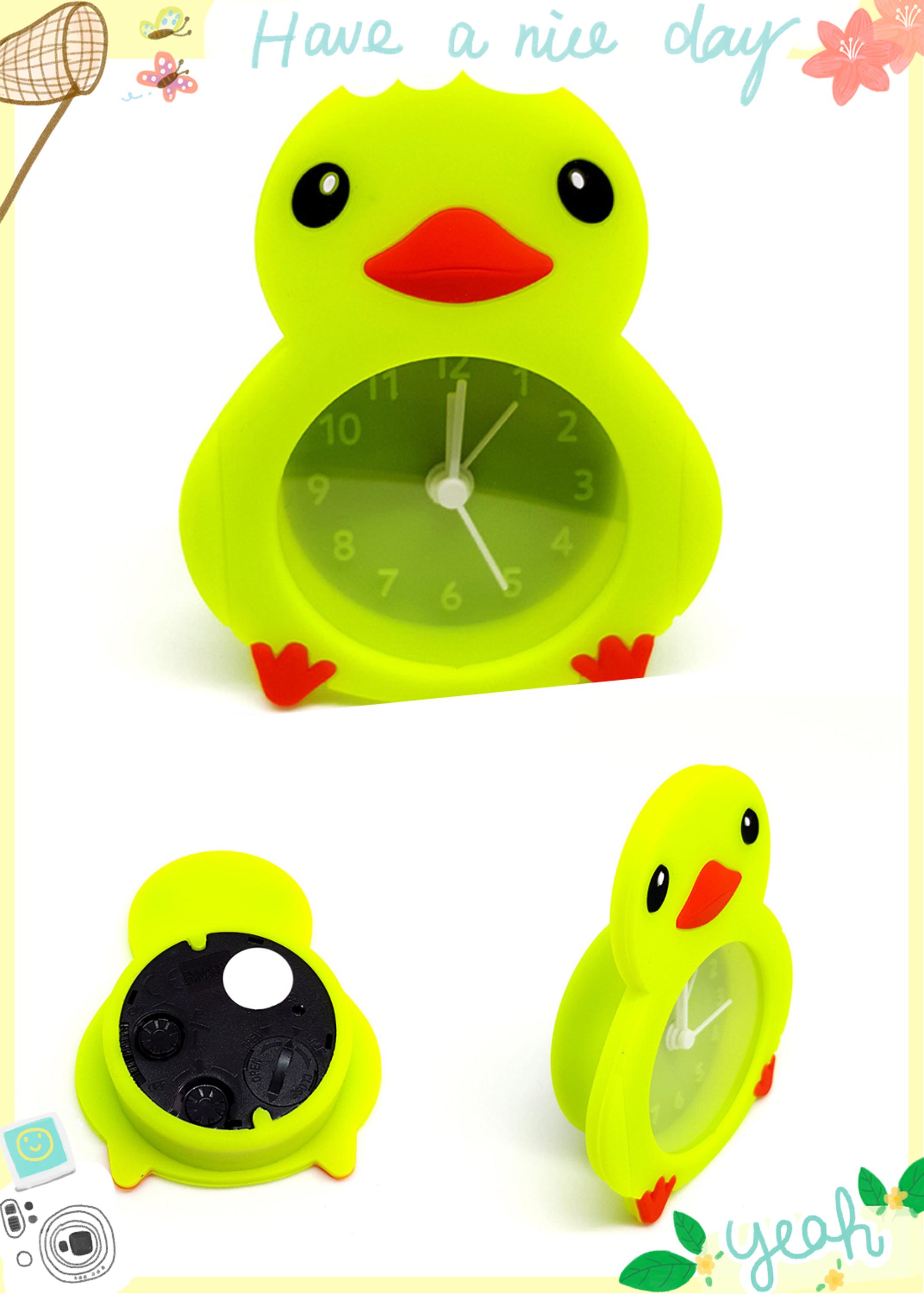 Custom Unbreakable Silicone Alarm Clock for Kid