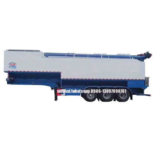 55CBM/30T Bulk Feed Transport/ Discharge Semi Trailer