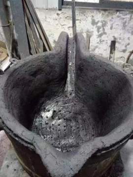 Black furnace lining repairing mass