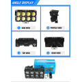 12V-80V LIUHJG 8 Lens Motorcycle Auxiliary Fog Light