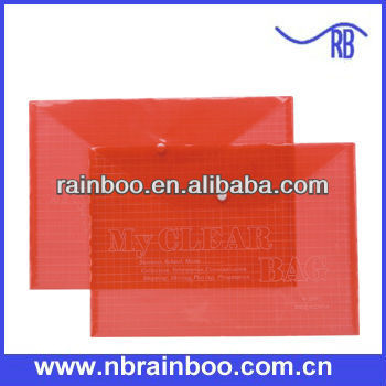 Hot selling top quality A4 A5 pvc ziplock document file bag