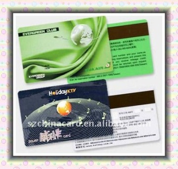 Glossy ISO size magnetic card