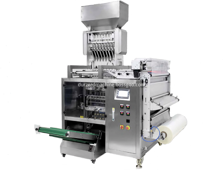 Multi lane sugar stick bag packing machine Multi lane sugar stick bag packing machine