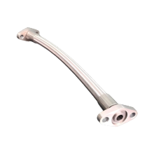 Metal sheathed rubber hose